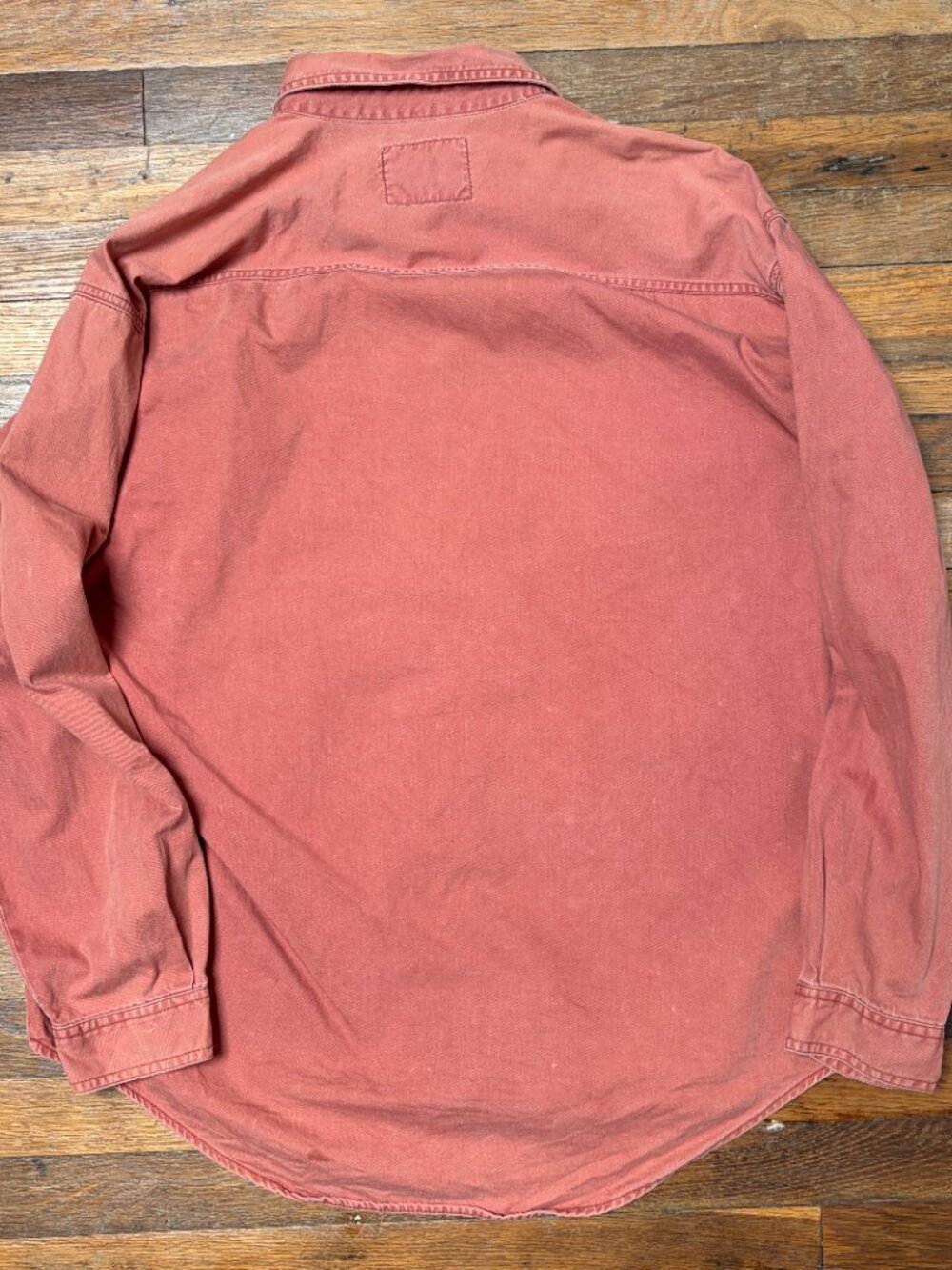 1990's Levi's Button Down Long Sleeve Shirt, XL, Light Brown - Picture 8 of 8